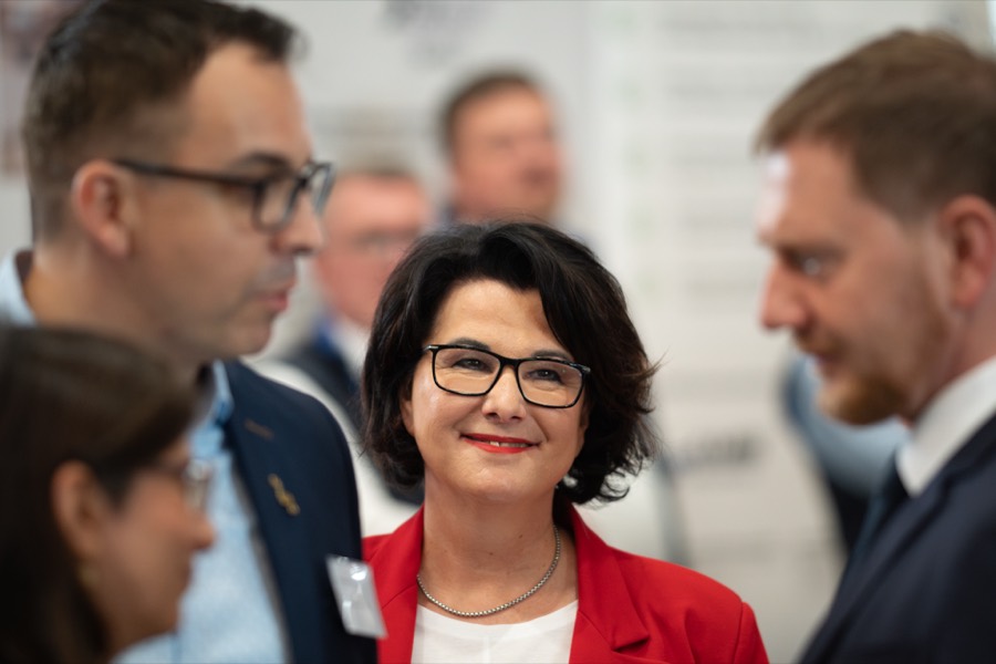 Gäste im Gespräch